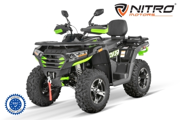 EEC NITRO MOTORS 300cc maxi Quad Tricia CVT 12 Zoll Platin